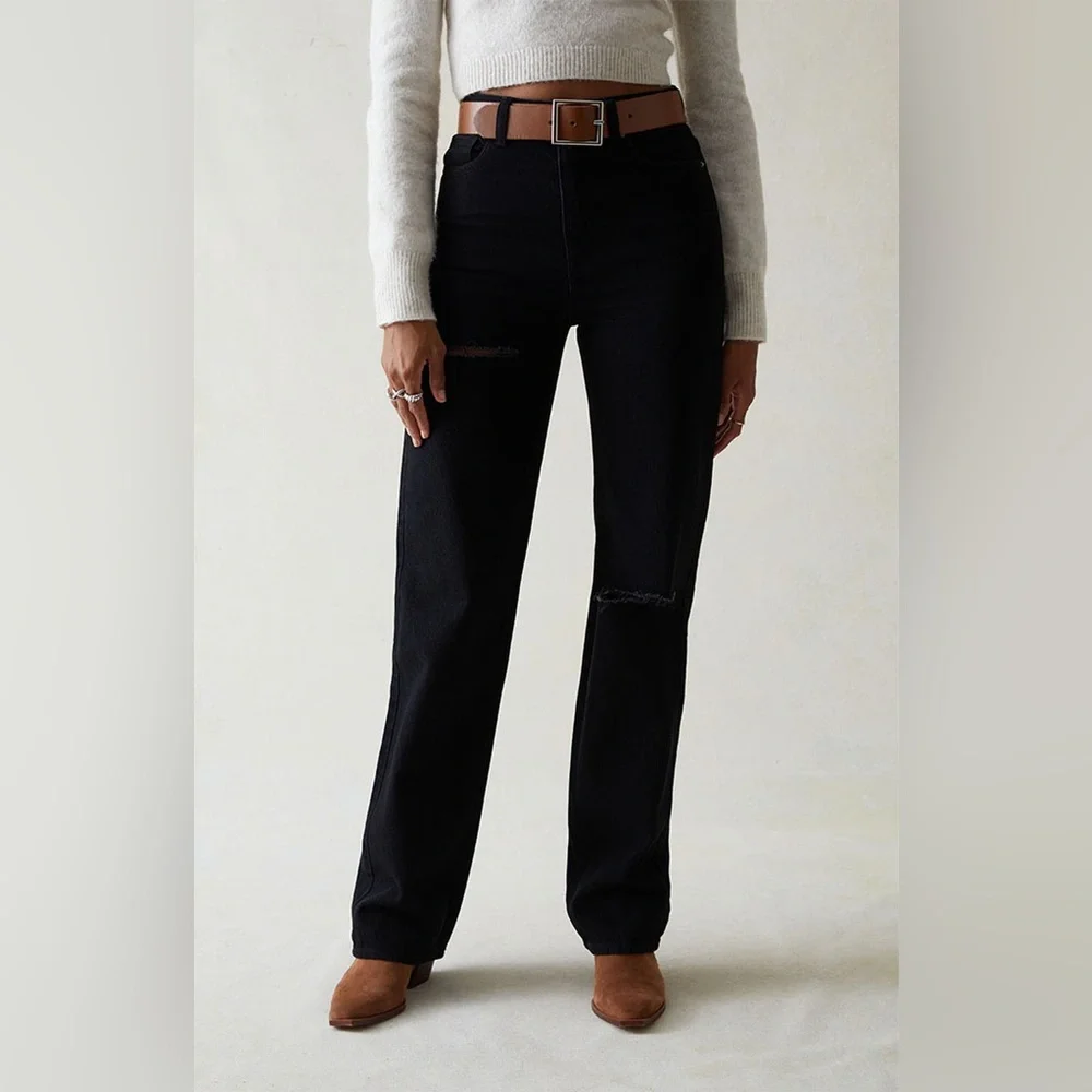 PacSun‎ Black Ripped '90s Boyfriend Jeans